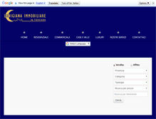 Tablet Screenshot of lunigianaimmobiliare.com